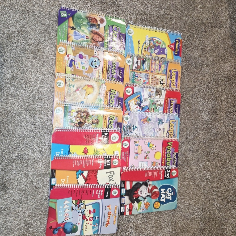 Lot of 13 Leapfrog Leap Frog LeapPad BOOKS ONLY Booklets for Leap Pad